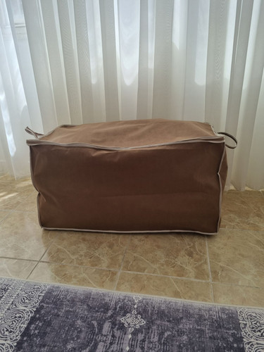 ابعاد طول ۱۰۰عرض۵۳ارتفاع۵۵ رنگ کرم شکلاتی وطوسی موجوده