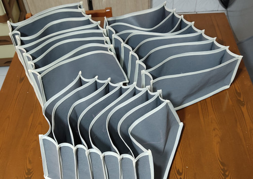 ابعاد سایز یک و دو و سه و چهار پارچه کرم شکلاتی وطوسی